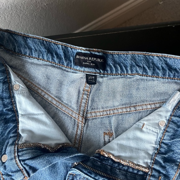 Banana Republic Barrel Me Jeans Size 27/4 - Picture 4 of 11